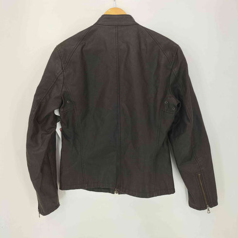ユニクロ UNIQLO NEO LEATHER フェイクレザー シングルライダース メンズ JPN:M