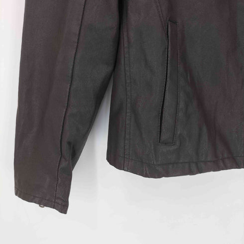 ユニクロ UNIQLO NEO LEATHER フェイクレザー シングルライダース メンズ JPN:M