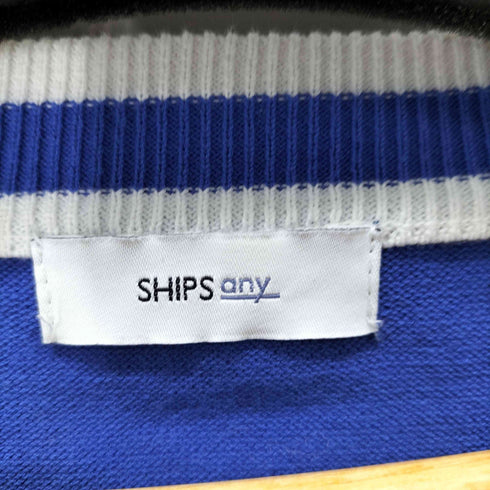 シップスエニィ SHIPS any ライン Vネック ニット カーディガン レディース ONE SIZE