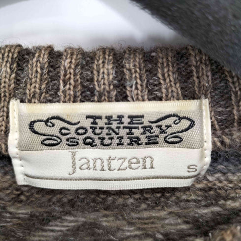 ジャンセン jantzen THE COUNTRY SQUIRE 80S~90S ノルディック柄 ウールニット レディース
