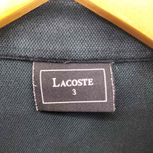 ラコステ LACOSTE 銀ワニロゴ 鹿の子 S/S ポロシャツ メンズ JPN:3