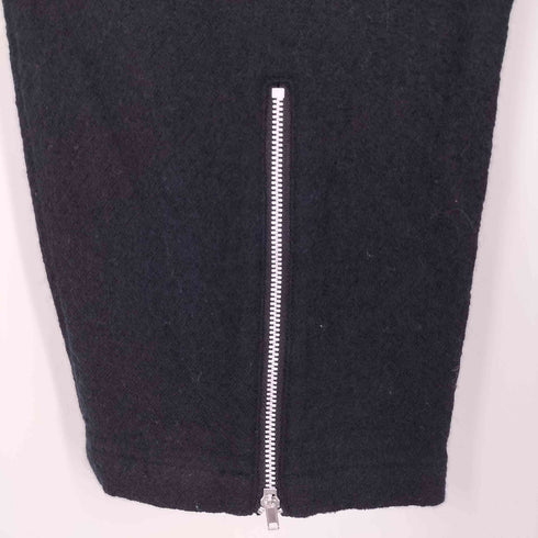 トリココムデギャルソン tricot COMME des GARCONS ウール縮絨 裾ジップ テーパード イージーパンツ レディース