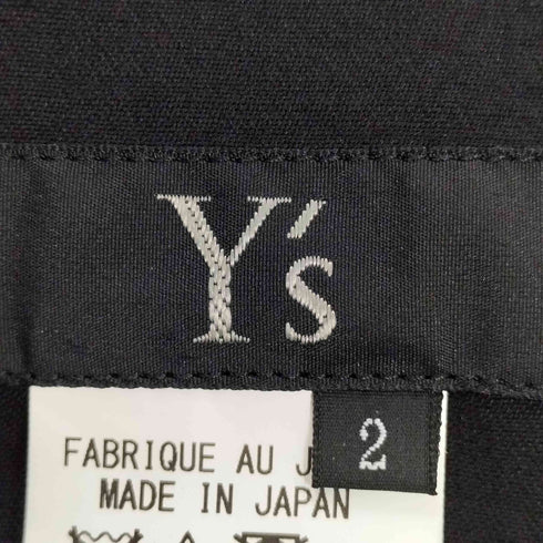 ワイズ Ys WOOL GABARDINE SIDE DETAIL PANTS ウールギャバジン サイドディテール パンツ メンズ JPN:2