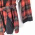 ペンドルトン PENDLETON ベロアカラー ベルテッド チェック柄 ガウンジャケット メンズ L
