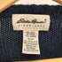 エディーバウアー Eddie Bauer 90-00S 白タグ 畔編み コットン クルーネック ニット セーター メンズ import:S