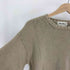 エディーバウアー Eddie Bauer 90-00S 白タグ 畔編み コットン クルーネック ニット セーター メンズ import:S