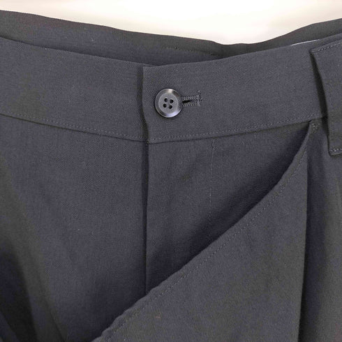 ヨウジヤマモトプリュスノアール YOHJI YAMAMOTO+NOIR ウールギャバジン 巻きスカート ドッキング サルエルパンツ レディース JPN:1