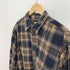 エディーバウアー Eddie Bauer 90-00S 白タグ タータンチェック フラップ ポケット L/S フランネル シャツ メンズ import:L