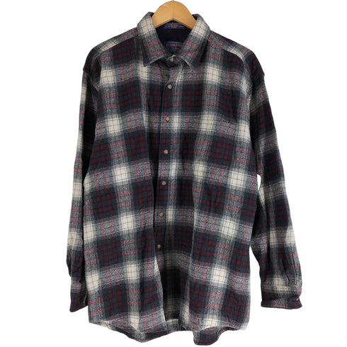 ペンドルトン PENDLETON 00s メキシコ製 タータンチェックネルシャツ メンズ L