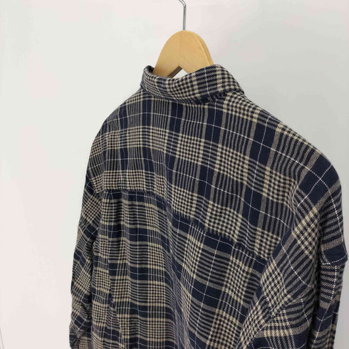 エディーバウアー Eddie Bauer 90-00S 白タグ タータンチェック B.D L/S シャツ メンズ import:L
