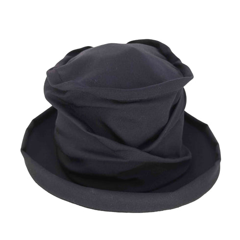 ヨウジヤマモトプールオム Yohji Yamamoto POUR HOMME GABARDINE PICKING CROCHET HAT ウールギャバジン クロッシェ ランダムタック ハット メンズ 3