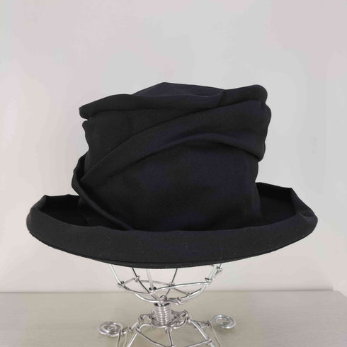 ヨウジヤマモトプールオム Yohji Yamamoto POUR HOMME GABARDINE PICKING CROCHET HAT ウールギャバジン クロッシェ ランダムタック ハット メンズ 3