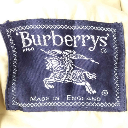 バーバリーズ BURBERRYS MADE IN ENGLAND フードロールアップ式 コットン比翼ジャケット メンズ