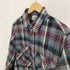 PRIVATE PROPERTY 80-90S USA製 マドラスチェック フラップポケット コットン フランネル シャツ メンズ import:L