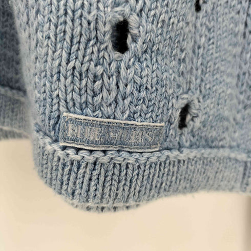 ブルーウィリーズ BLUE WILLIS 素材切替 ニット デニム L/S シャツ レディース
