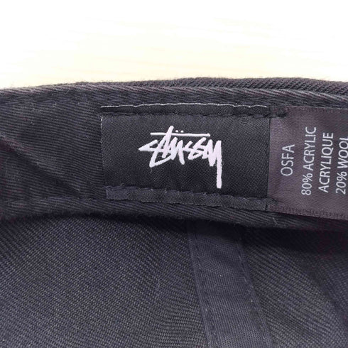 ステューシー Stussy ロゴ刺繍キャップ メンズ ONE SIZE