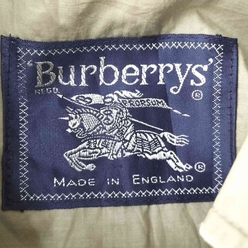 バーバリーズ BURBERRYS MADE IN ENGLAND 一枚袖 C100 コットントレンチコート メンズ