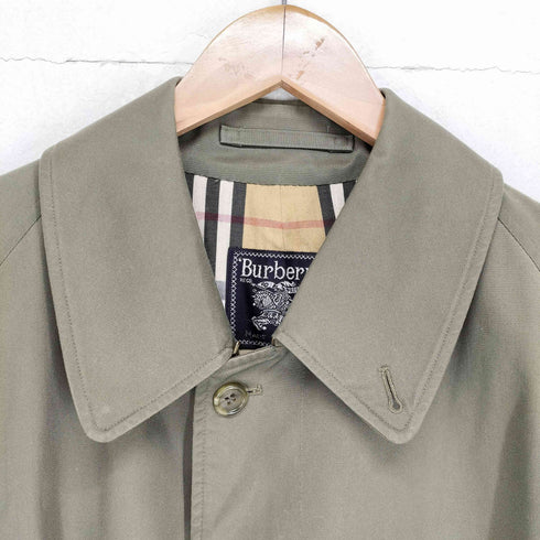 バーバリーズ BURBERRYS MADE IN ENGLAND 一枚袖 裏地ノヴァチェックステンカラーコート メンズ