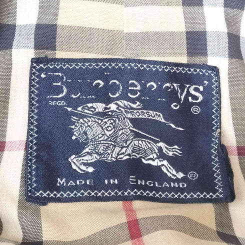 バーバリーズ BURBERRYS MADE IN ENGLAND 一枚袖 裏地ノヴァチェックステンカラーコート メンズ