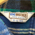 ファイブブラザー FIVE BROTHER 70-80S USA製 三角タグ タータンチェック フラップポケット L/S コットン フランネル シャツ メンズ import:L