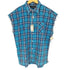 ジャックローズラブメゾン JACK ROSE Luv maison 袖カットオフワイドシルエットチェックシャツ メンズ L
