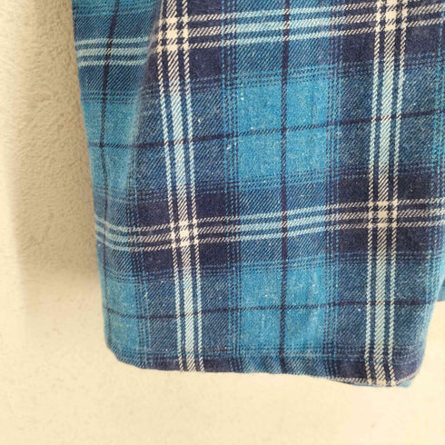 ジャックローズラブメゾン JACK ROSE Luv maison 袖カットオフワイドシルエットチェックシャツ メンズ L