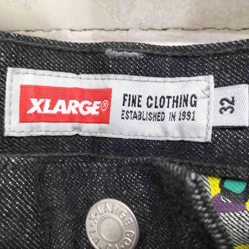 エクストララージ XLARGE ペイントデザインデニムパンツ メンズ