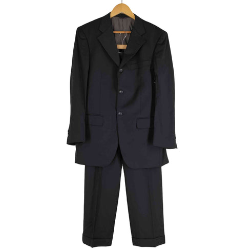 Beauchamp Place London Loro Piana ロロピアーナ社 イタリア製 背抜き ウール100 3Bテーラードジャケット ツータックスラックス セットアップ メンズ