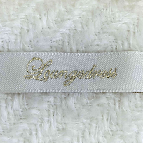 ラウンジドレス Loungedress 21AW ノーカラー ツイードジャケット レディース FREE