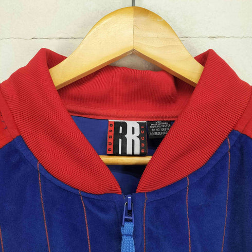RUSSO RUCCI ベロアジップアップベースボールシャツ メンズ 2XL