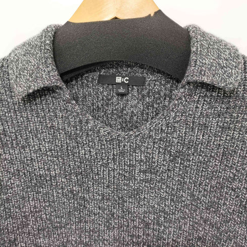 ユニクロシー UNIQLO:C 24AW ミックスヤーンポロセーター レディース JPN:L