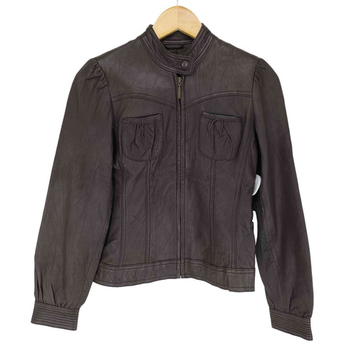 ギャップ Gap レザーマオカラージップジャケット レディース XS