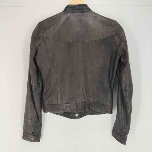 ギャップ Gap 00S OLD レザーシングルライダースジャケット レディース S