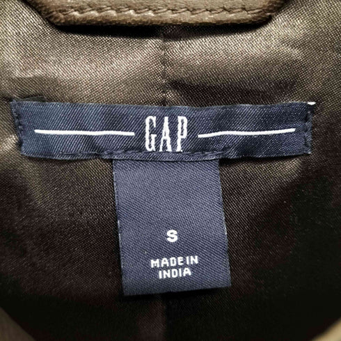 ギャップ Gap 00S OLD レザーシングルライダースジャケット レディース S
