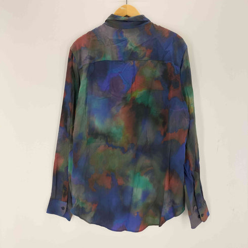 デシグアル Desigual 水彩画モチーフ しなやかシャツ メンズ import:L