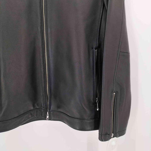 アデイインザライフユナイテッドアローズ A day in the life UNITED ARROWS ラムレザー シングルライダースジャケット メンズ JPN:L
