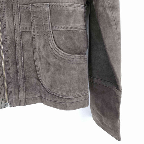 カルバンクライン CALVIN KLEIN 00S スウェードレザージップアップブルゾン レディース S