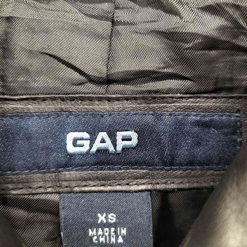 ギャップ Gap 00S OLD レザースウィングトップ レディース XS