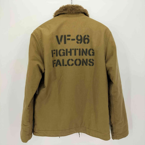 アルファインダストリーズ ALPHA INDUSTRIES フロントワッペン N-1 デッキ ジャケット メンズ import:XL