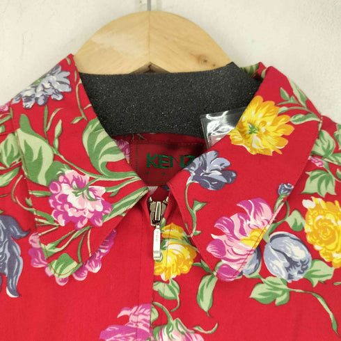 ケンゾーパリス KENZO PARIS 花総柄 ジップジャケット レディース import:M