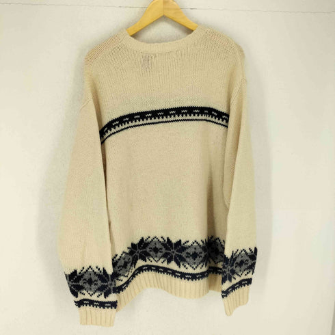 STRUCTURE ノルディックデザインニット メンズ L