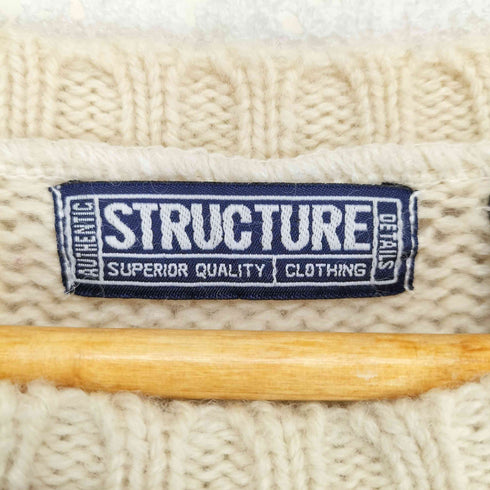 STRUCTURE ノルディックデザインニット メンズ L