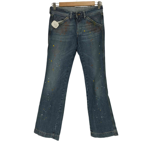 ディーゼル DIESEL ペイントデザインデニムパンツ レディース 25
