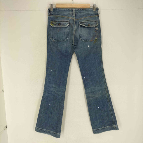 ディーゼル DIESEL ペイントデザインデニムパンツ レディース 25