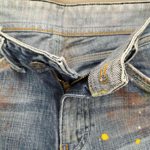 ディーゼル DIESEL ペイントデザインデニムパンツ レディース 25