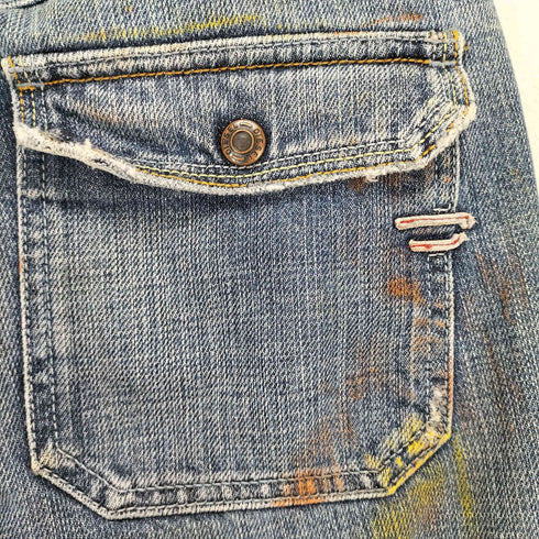 ディーゼル DIESEL ペイントデザインデニムパンツ レディース 25