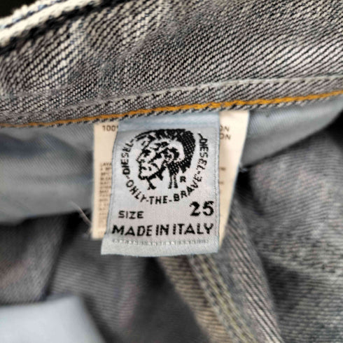 ディーゼル DIESEL ペイントデザインデニムパンツ レディース 25