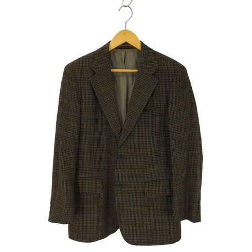 ジェイプレス J.PRESS イングランド製 FINEST ENGLISH WORSTED チェック柄 3B ウール テーラードジャケット メンズ