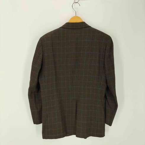 ジェイプレス J.PRESS イングランド製 FINEST ENGLISH WORSTED チェック柄 3B ウール テーラードジャケット メンズ