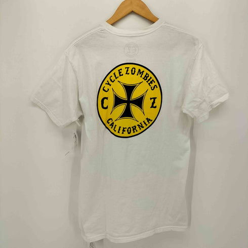 CYCLE ZOMBIES 両面 ロゴプリント S/S Tシャツ メンズ import:M